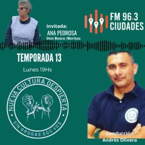 Ana Pedrosa – Don Bosco – Berisso -Bs.As – arg -NUEVA CULTURA DESPIERTA EN VIVO POR FM 96.3