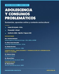 Adolescencia, consumos problemáticos de sustancias, apuestas online y contexto sociocultural