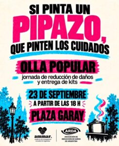 Si pinta un pipazo, que pinten los cuidados: una mirada territorial sobre la reducción de daños