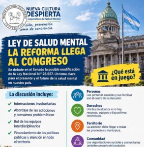 Ley de Salud Mental: la reforma llega a una instancia decisiva en el Congreso y abre un debate sobre derechos, atención y recursos